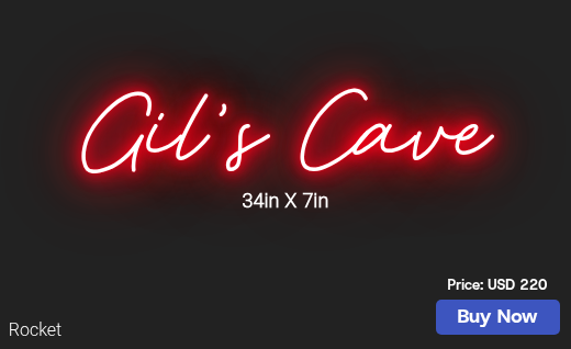 CUSTOM NEON SIGN FOR Gjtasha