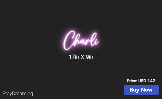 CUSTOM NEON SIGN FOR Kimc0929