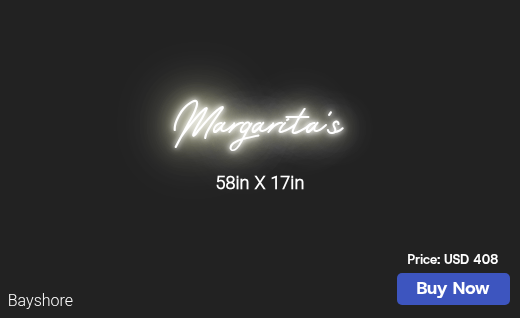 CUSTOM NEON SIGN FOR Sales