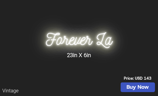 CUSTOM NEON SIGN FOR Larontea
