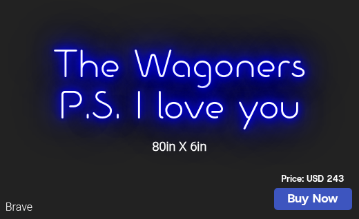 CUSTOM NEON SIGN FOR Jennifer Wagoner1223