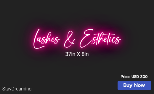 CUSTOM NEON SIGN FOR Kayhaley590