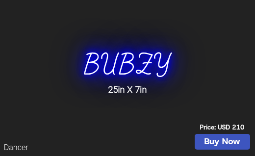 CUSTOM NEON SIGN FOR Cins529