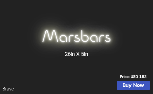 CUSTOM NEON SIGN FOR Hunzallah