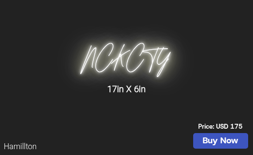 CUSTOM NEON SIGN FOR Nickplunkett