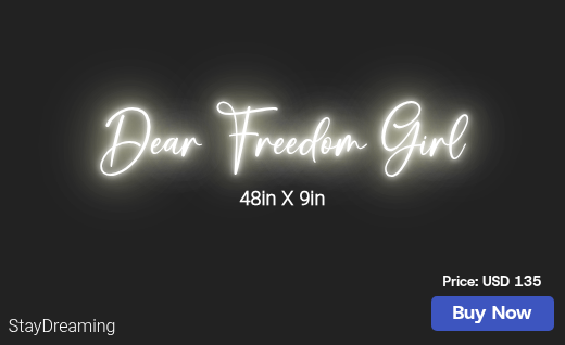 CUSTOM NEON SIGN FOR Desireecbradley