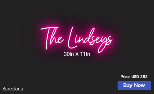 CUSTOM NEON SIGN FOR Jk42071