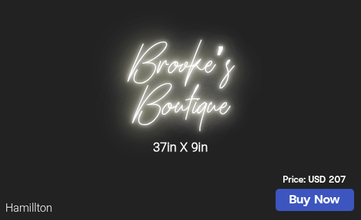 CUSTOM NEON SIGN FOR Anelloe