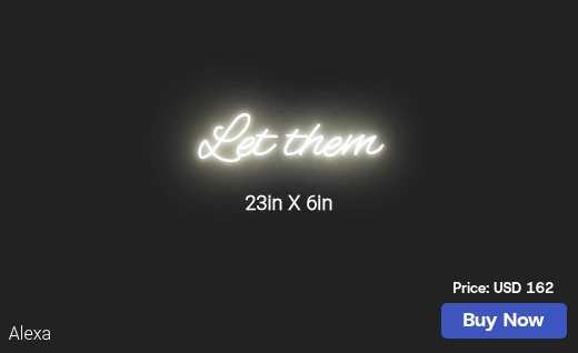 CUSTOM NEON SIGN FOR Tashaf1188