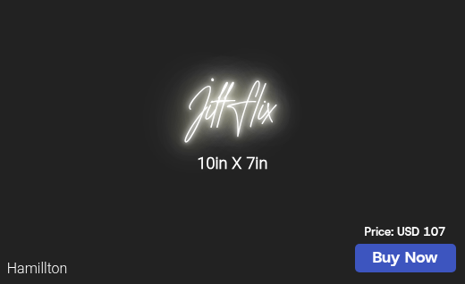 CUSTOM NEON SIGN FOR Jittb850