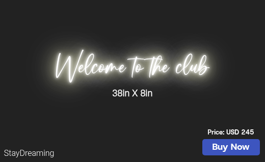 CUSTOM NEON SIGN FOR Hannahdevine83