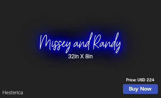 CUSTOM NEON SIGN FOR Silverrockstar1