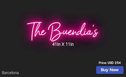 CUSTOM NEON SIGN FOR Dennimockchew
