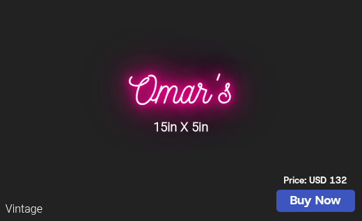 CUSTOM NEON SIGN FOR RatedR22Edge