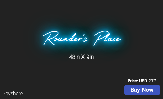 CUSTOM NEON SIGN FOR Ejr6491