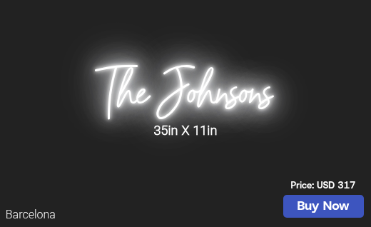 CUSTOM NEON SIGN FOR Rmjohnson2026
