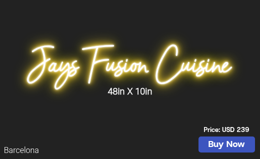 CUSTOM NEON SIGN FOR Jerriann41