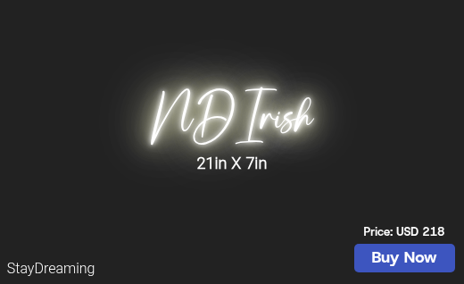 CUSTOM NEON SIGN FOR Tmahern15