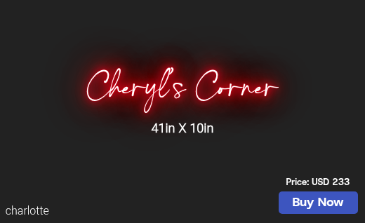 CUSTOM NEON SIGN FOR Battlecheryl9