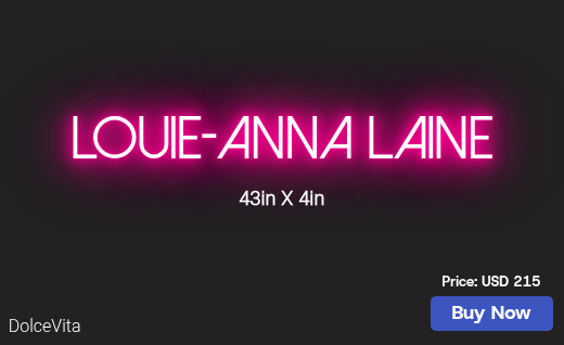 CUSTOM NEON SIGN FOR Melissadavis011378