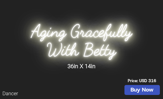 CUSTOM NEON SIGN FOR Betty Buccine