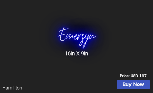 CUSTOM NEON SIGN FOR Rjswahl