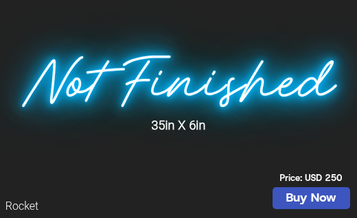CUSTOM NEON SIGN FOR Garrettk14