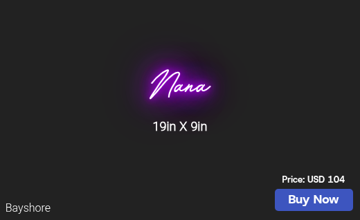 CUSTOM NEON SIGN FOR Yoroichi88