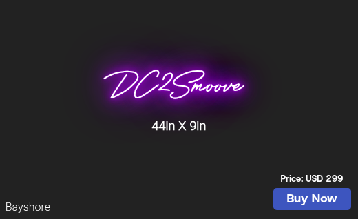 CUSTOM NEON SIGN FOR Dmahone09