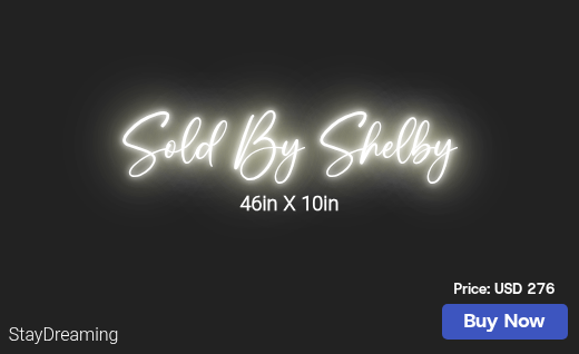 CUSTOM NEON SIGN FOR KDMAX1959