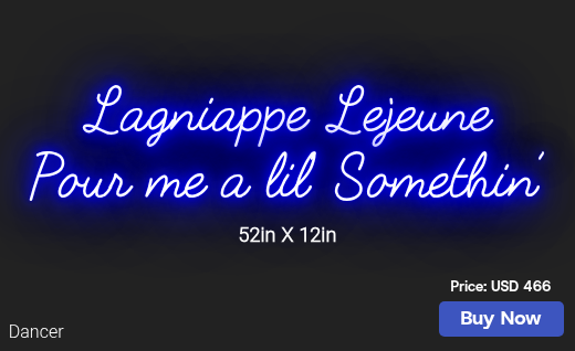 CUSTOM NEON SIGN FOR Stacylejeune
