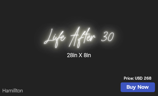 CUSTOM NEON SIGN FOR Natazha Feliciano