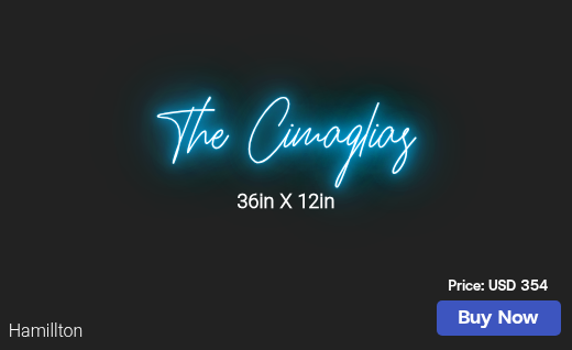 CUSTOM NEON SIGN FOR Paigers800