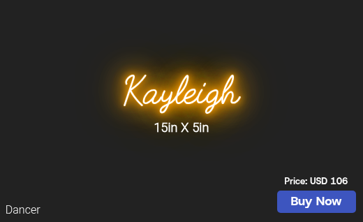 CUSTOM NEON SIGN FOR Nikkicoda