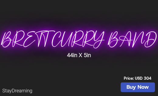 CUSTOM NEON SIGN FOR Brittcurrie