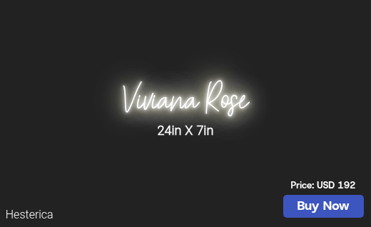 CUSTOM NEON SIGN FOR Hannahvargashv12