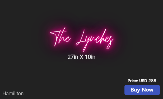 CUSTOM NEON SIGN FOR Lyfae580