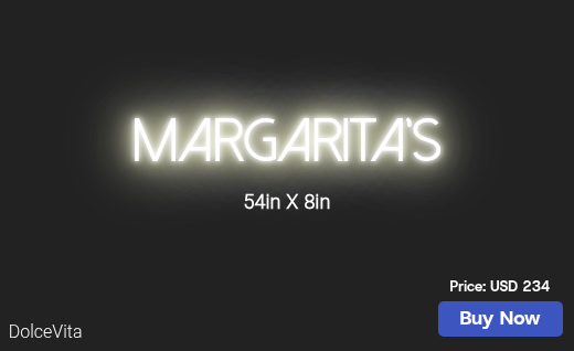 CUSTOM NEON SIGN FOR Sales