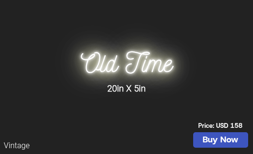 CUSTOM NEON SIGN FOR Oldtimephotospf