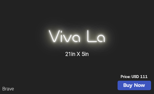 CUSTOM NEON SIGN FOR Victoria