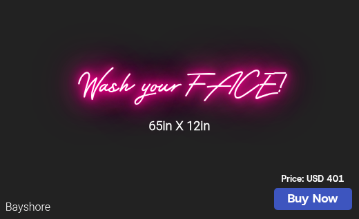 CUSTOM NEON SIGN FOR Cosmocomet8