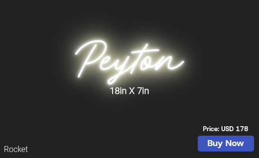 CUSTOM NEON SIGN FOR Tj11973