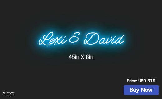 CUSTOM NEON SIGN FOR Davidcaples