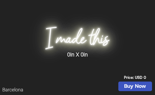 CUSTOM NEON SIGN FOR Kimatimp