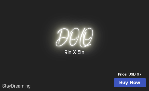 CUSTOM NEON SIGN FOR Smb D1