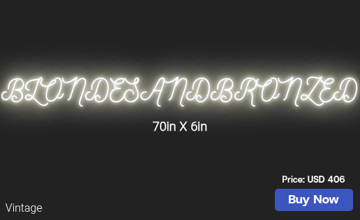 CUSTOM NEON SIGN FOR Corrine Mckeever