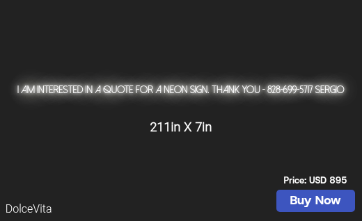 CUSTOM NEON SIGN FOR Vazquezs