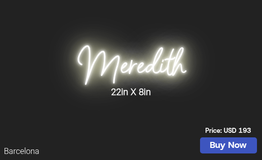 CUSTOM NEON SIGN FOR Ceebee0113