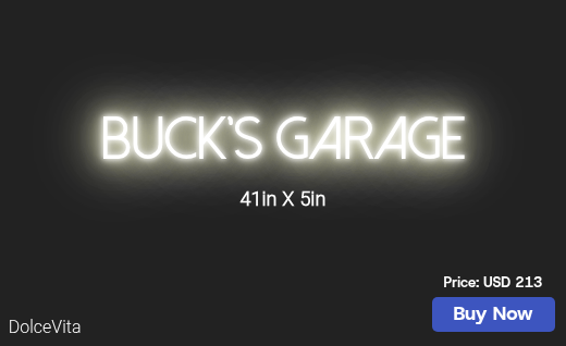CUSTOM NEON SIGN FOR Anthrbuck