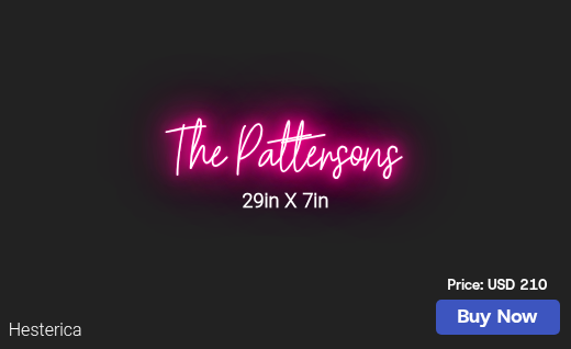 CUSTOM NEON SIGN FOR Ejbenson7
